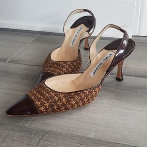 Manolo Blahnik Slingback Pumps size 37